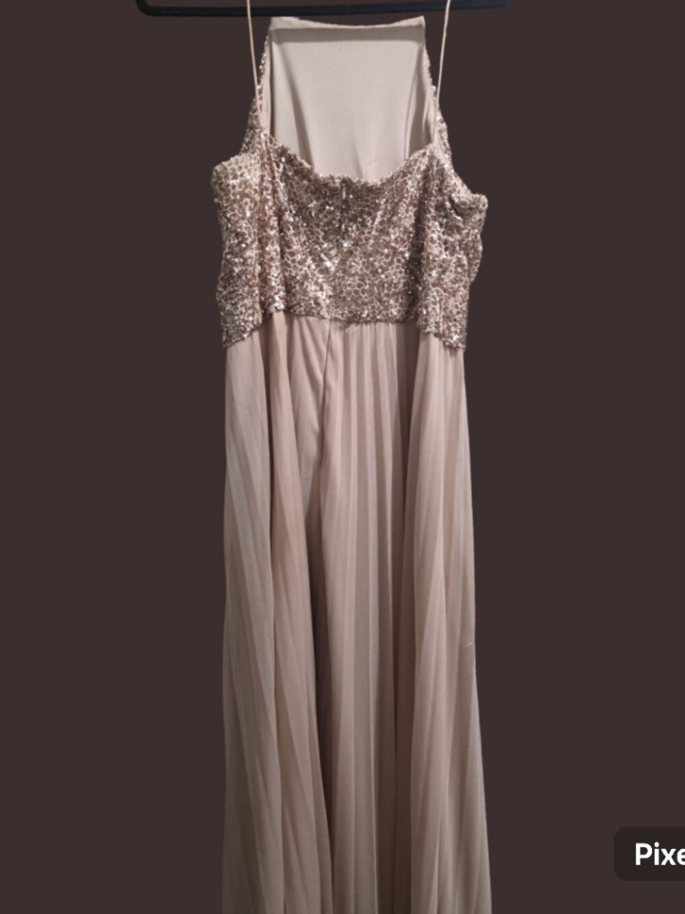 VTG. Y2K style Cachet Halter Maxi Dress - Picture 2 of 3